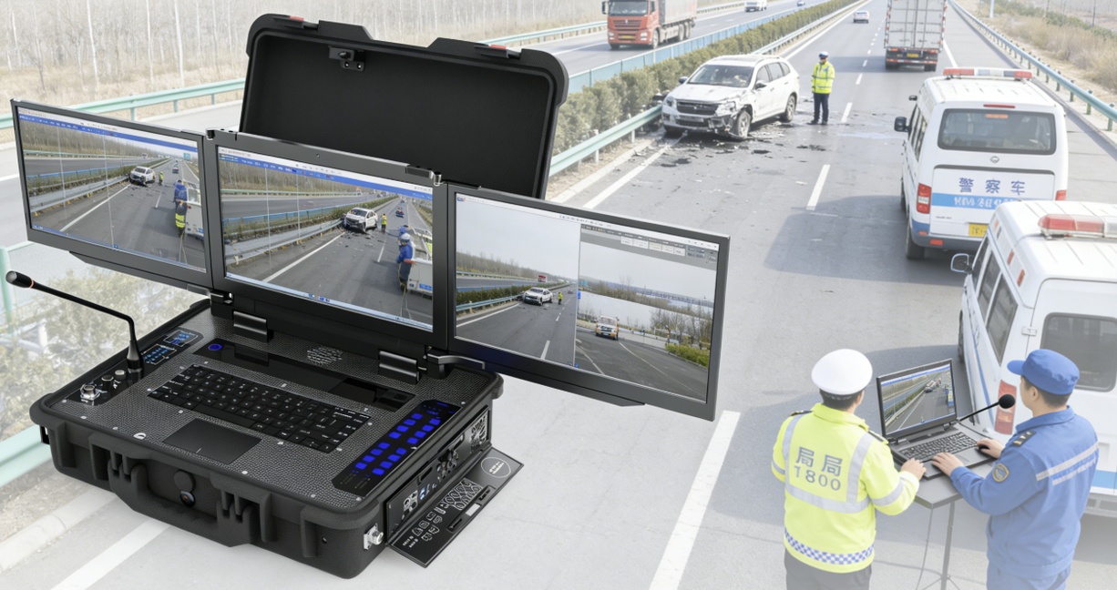 Triple-screen pc and highway
