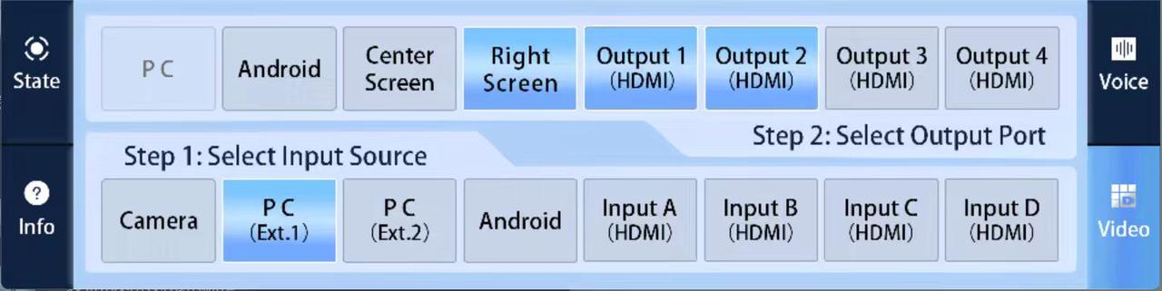 User interface